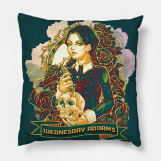 WEDNESDAY ADDAMS newest tee Pillow