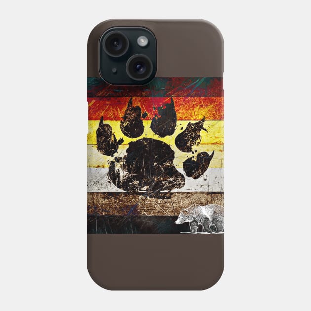 Bear Paw Phone Case by JasonLloyd