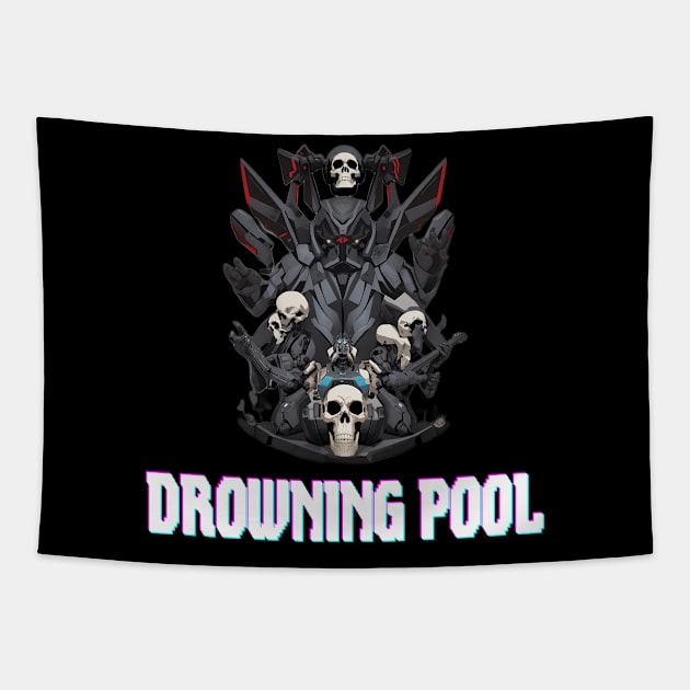 Drowning Pool Tapestry by Maheswara.Momocats