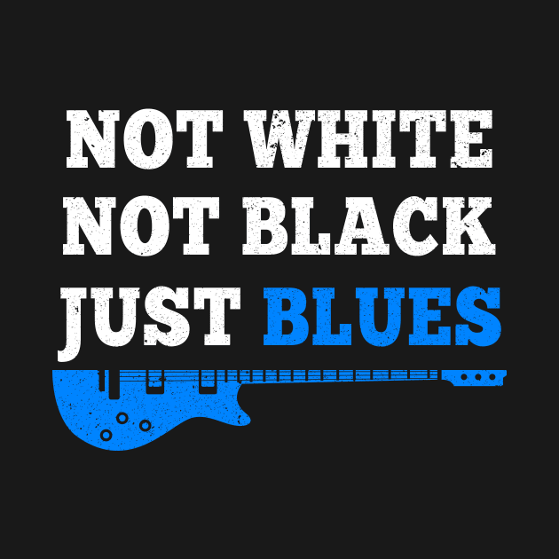 Not White Not Black Just Blues Music Trumpet Guitar by alyseashlee37806