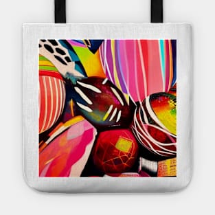 Carved Gourds Abstract Tote