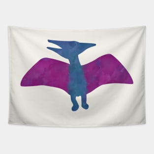 watercolor pterodactyl dinosaur Tapestry