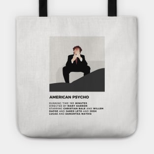 American Psycho Minimalist Poster Tote