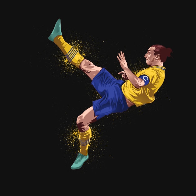 zlatan bicycle kick by siddick49