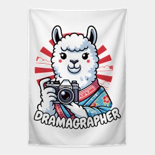 llama photographer Tapestry