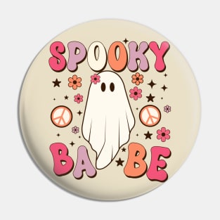 Spooky Babe Pin