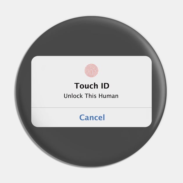 Apple Touch ID Prompt Pin by geekers25