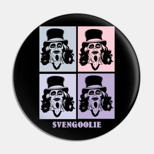 Svengoolie Pop Art Style Pin