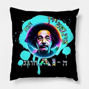 Einstein conceived, AI celebrates Pillow