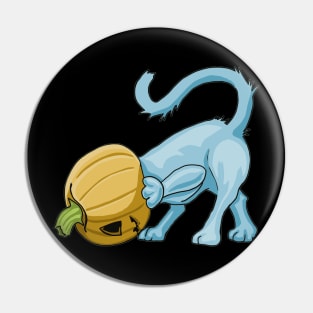 Pumpkinhead Kitty Pin