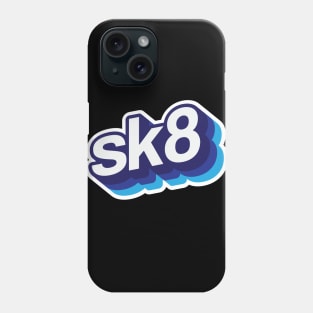 sk8 in blue Phone Case