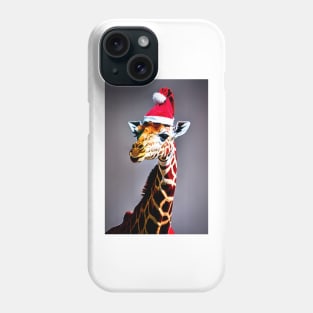 Christmas Giraffe (Christmas Animals) Phone Case