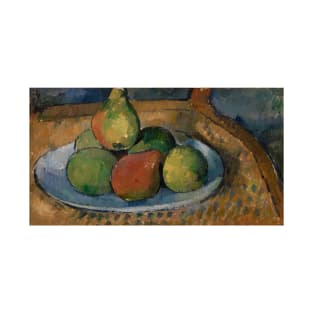 Plate of Fruit on a Chair by Paul Cezanne T-Shirt