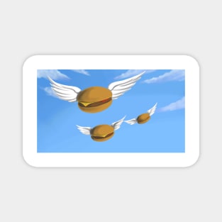 Flying Burgers Magnet