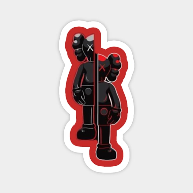 Kaws Design 3 Magnet by Vidi MusiCartoon