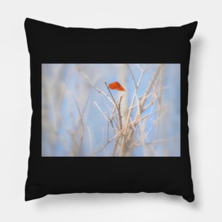 The Red Leaf Pillow