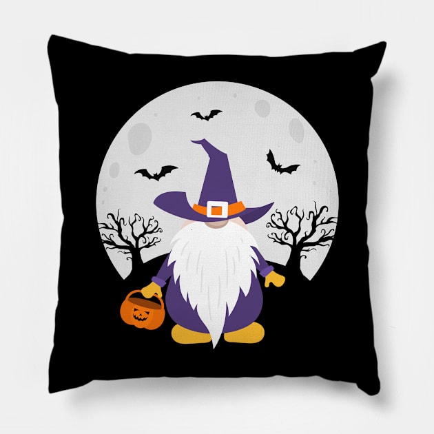 Halloween Gnome Pillow by JabsCreative