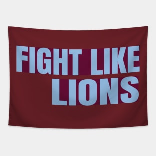 fight like lions Tapestry