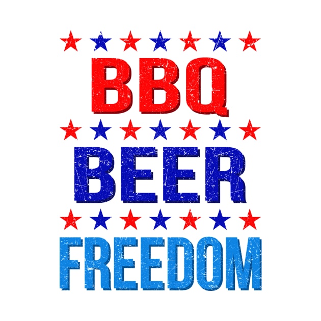 BBQ Beer Freedom USA America 2020 Proud American by skylervario