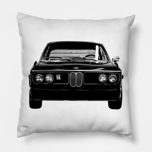 BMW 3.0CSL (1972–1975)  Cars Form Black Design Pillow