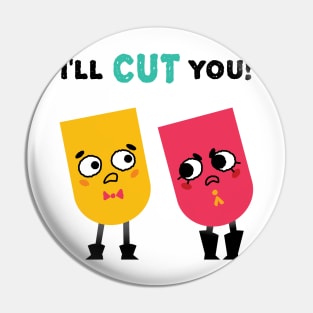 Snipperclips: I'll Cut You! Pin