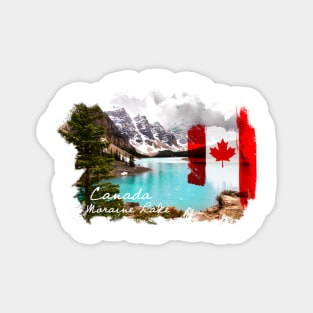 Canada. Lake Moraine Magnet