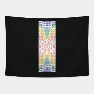 Tie Dye Rainbow Meeple Party Tapestry