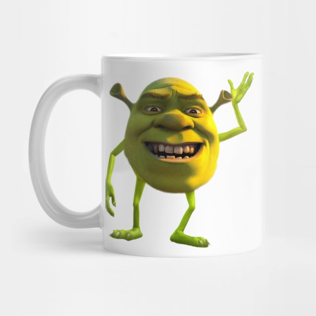 Funny Shrek Up Meme Coffee Ceramic Mug