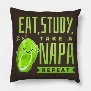 Eat Study Take A Napa Pillow