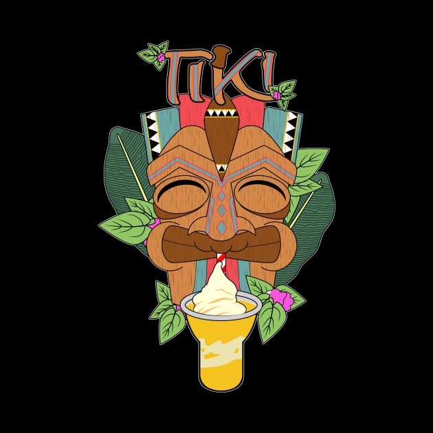 Tiki Totem Pineapple Whip Sip by Camex Designs