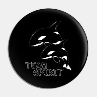 Orca Team Spirit Pin