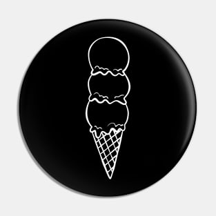 Ice Cream Cone Pin