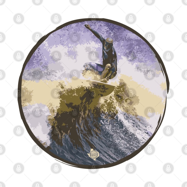 Texas Style Lone Surfer by CamcoGraphics