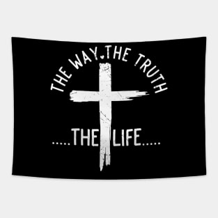 The Way - The Truth - The Life Tee Triumph for Believers Tapestry