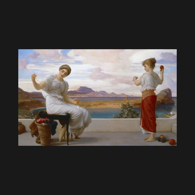 Winding the Skein by Frederic Leighton by Classic Art Stall