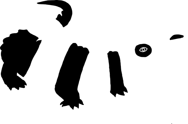 Funny crocodile with panda colors Kids T-Shirt by Nano-none