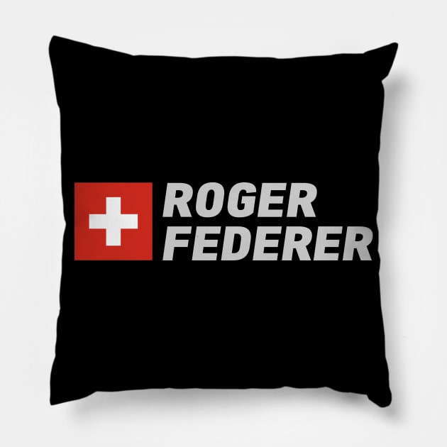 Roger Federer Pillow by mapreduce