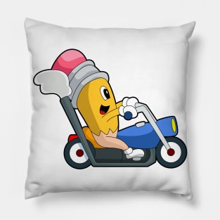 Pencil Motorcycle Pillow