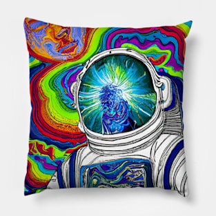 Trippy Spaceman Pillow