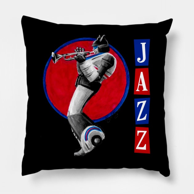 Jazz Pillow by CraigMahoney