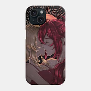 Lumine and Diluc - Genshin Impact Phone Case