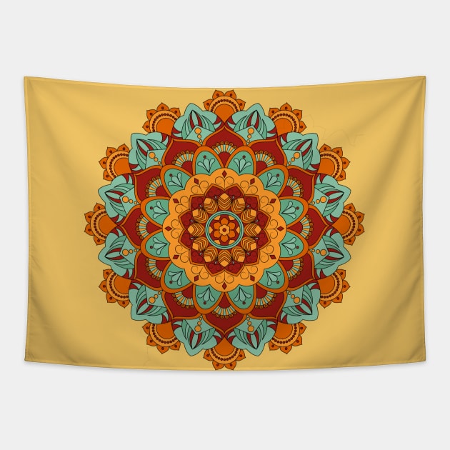 Mandala design F Tapestry by Jean Plout Designs