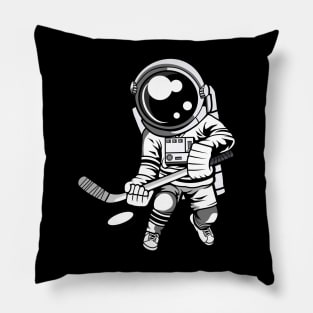 Hockey Player Astronaut Pillow