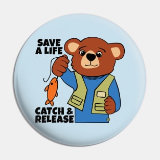 Catch and Release Fishing Pin