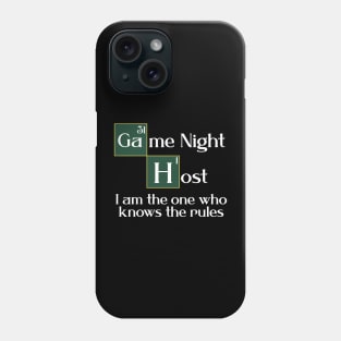 Funny Family Board Night  Game Host Phone Case