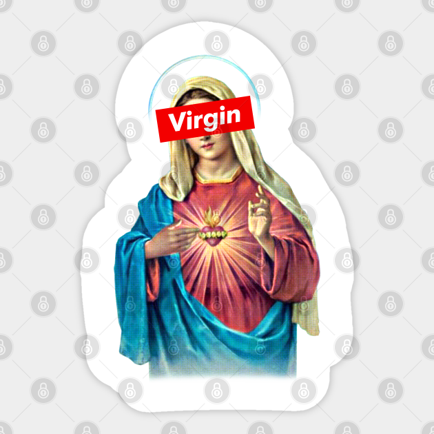 supreme jesus sticker
