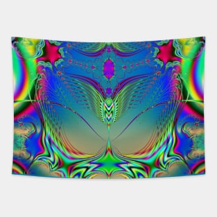 First Butterflies of Spring Fractal Abstract Tapestry