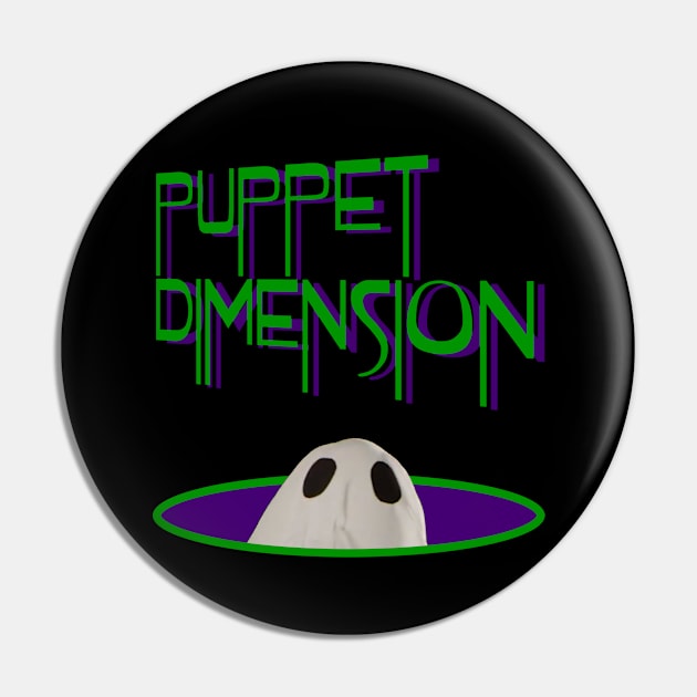 Puppet Dimension: Ghost's Eyeballs Pin by Crazy Ants Media