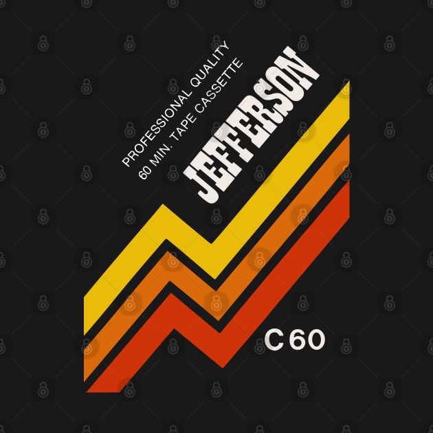 Jefferson C60 Retro Cassette Tape by DrumRollDesigns