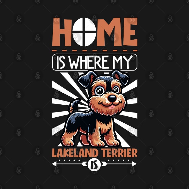 Home is with my Lakeland Terrier by Modern Medieval Design